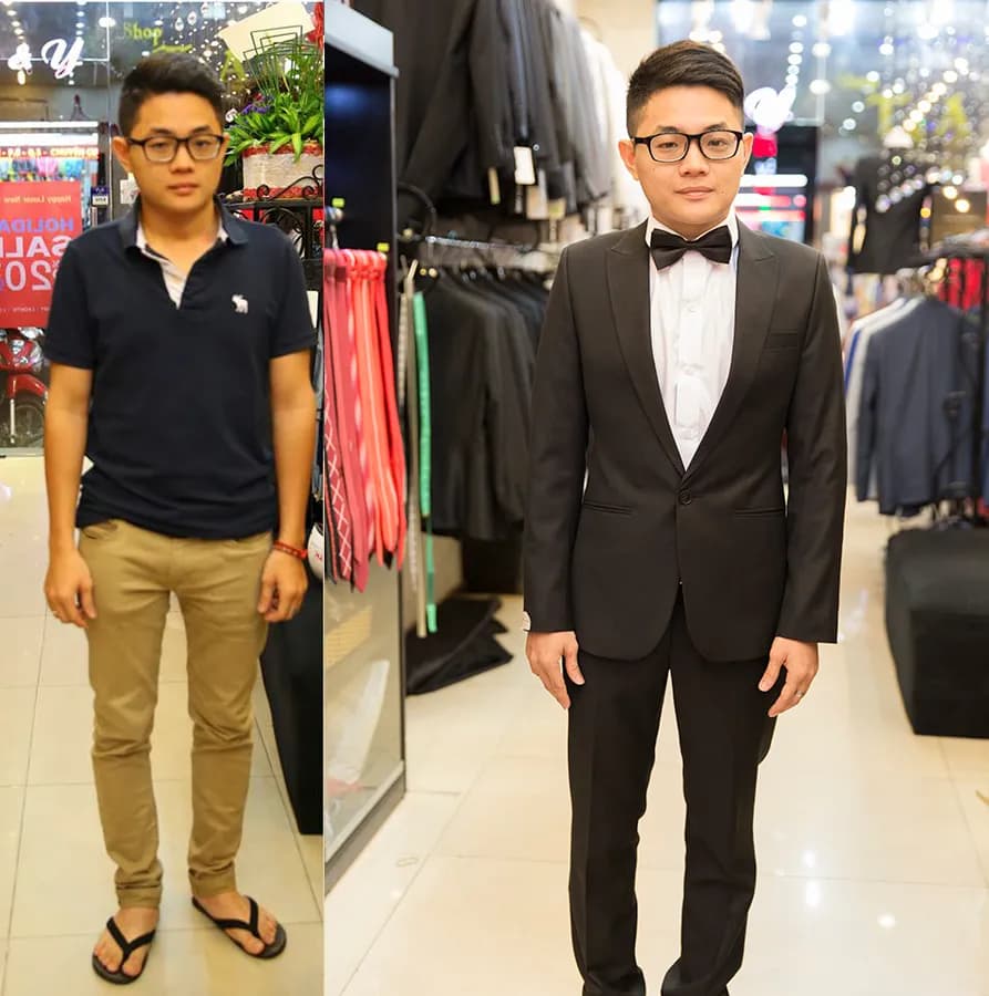 Trước & Sau may đo — Mon Amie