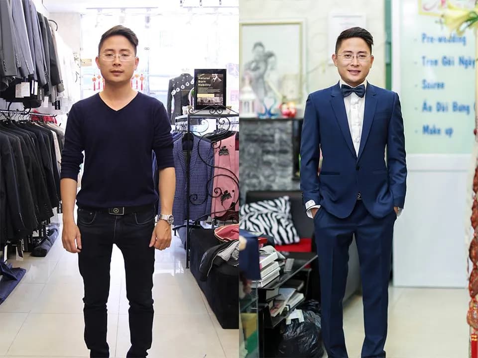 Trước & Sau may đo — Mon Amie