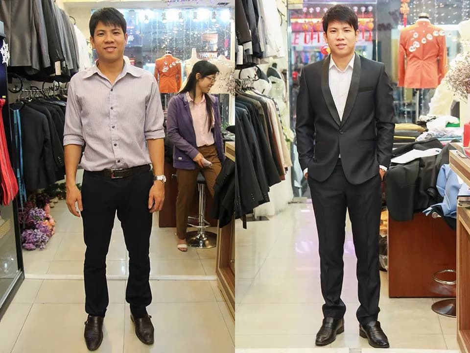 Trước & Sau may đo — Mon Amie