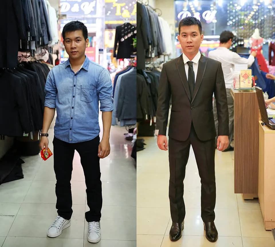 Trước & Sau may đo — Mon Amie