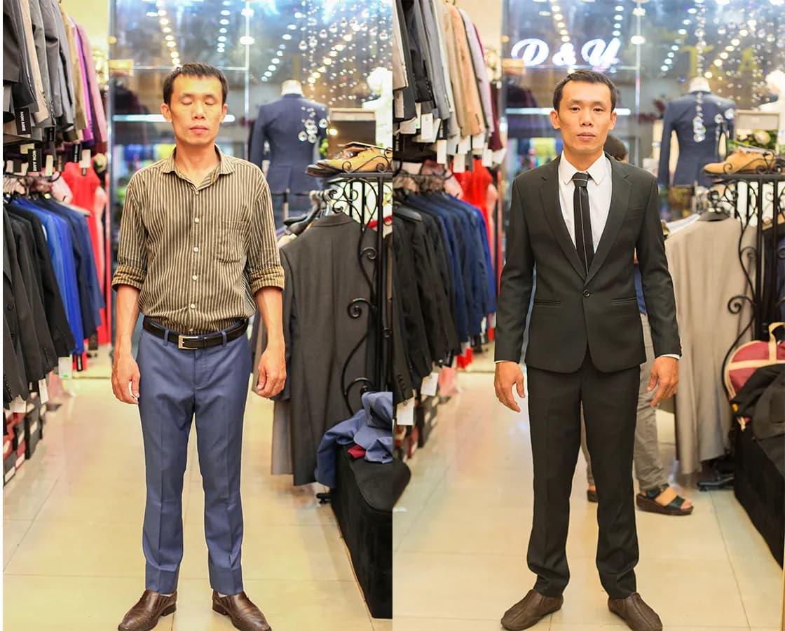 Trước & Sau may đo — Mon Amie