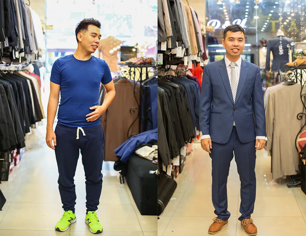 Trước & Sau may đo — Mon Amie