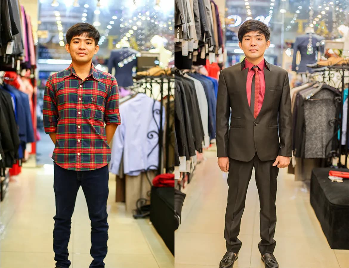 Trước & Sau may đo — Mon Amie