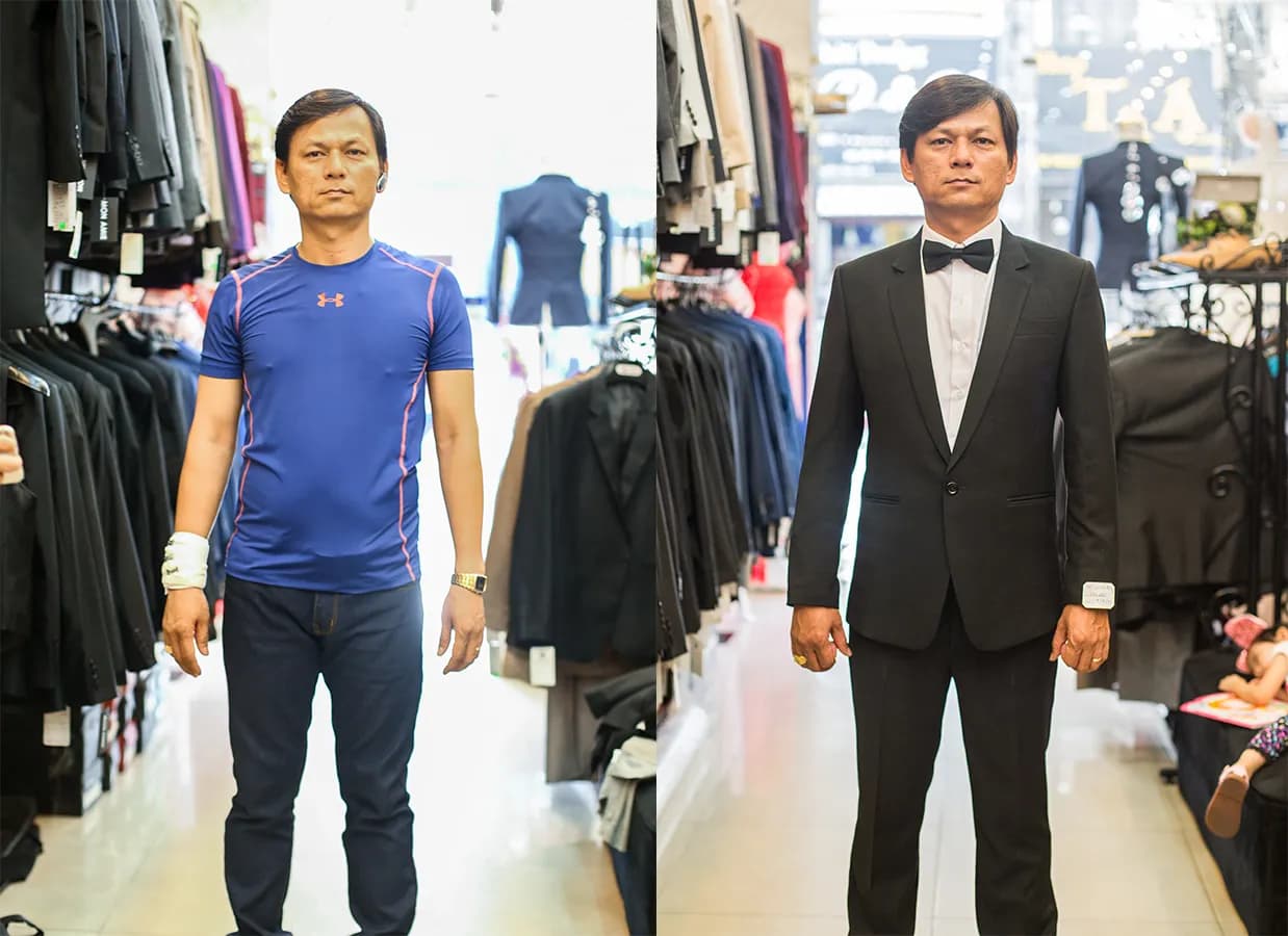 Trước & Sau may đo — Mon Amie