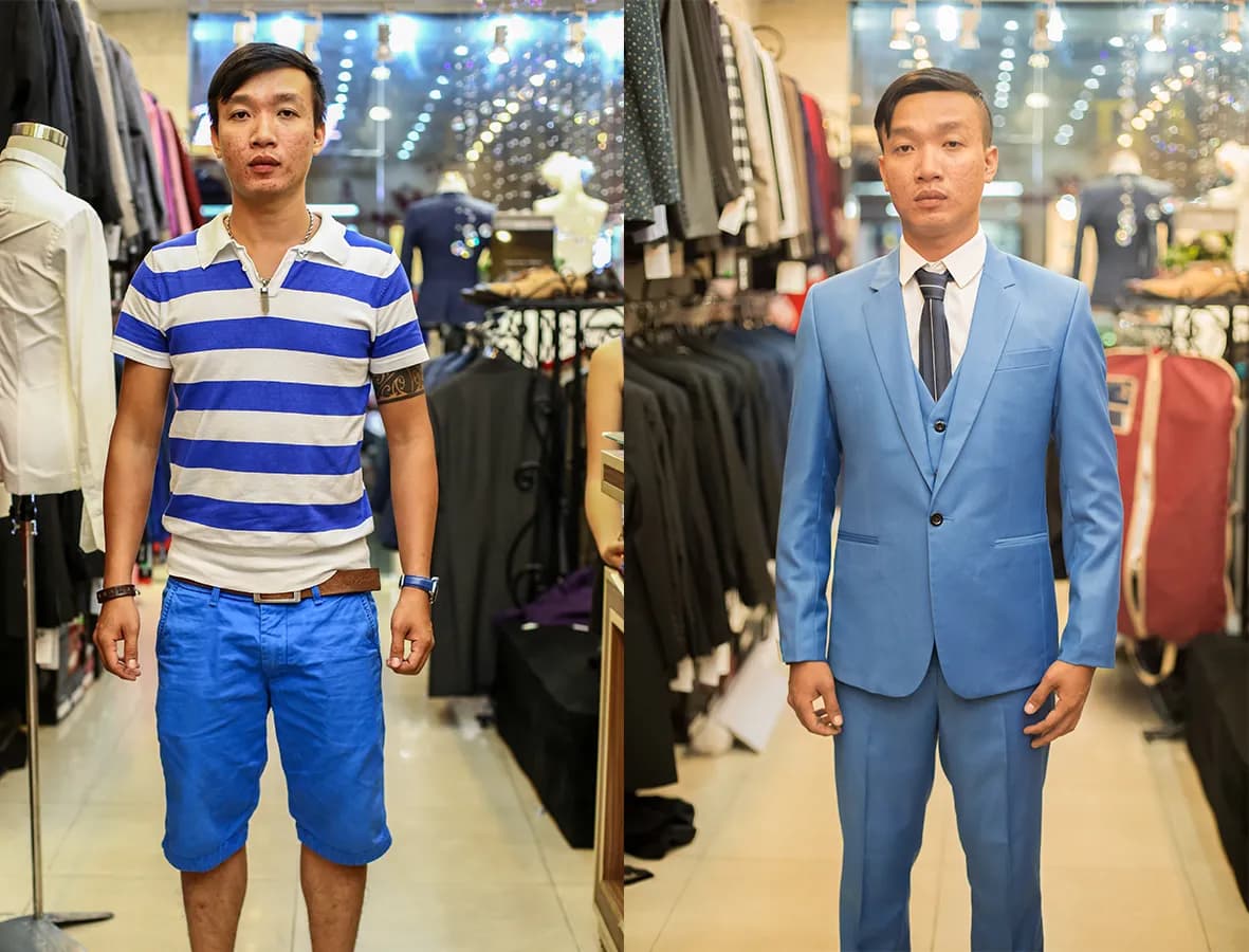Trước & Sau may đo — Mon Amie