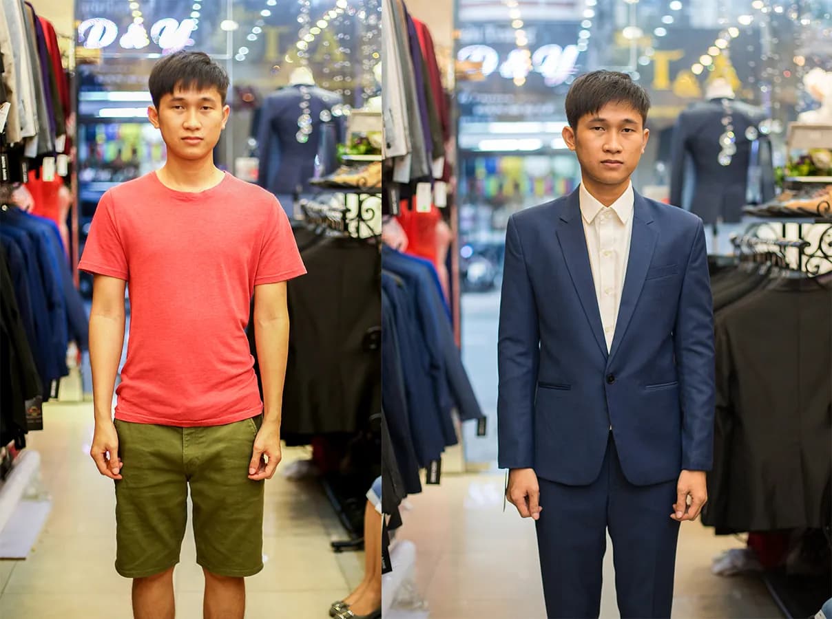 Trước & Sau may đo — Mon Amie