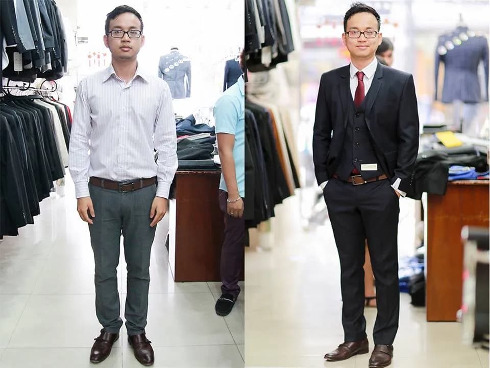 Trước & Sau may đo — Mon Amie