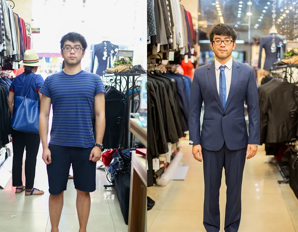 Trước & Sau may đo — Mon Amie