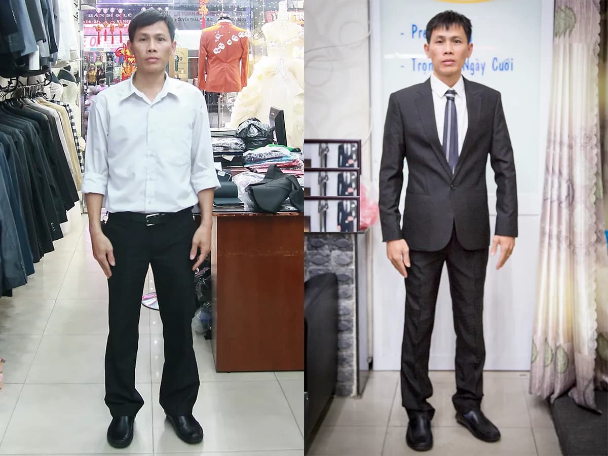 Trước & Sau may đo — Mon Amie