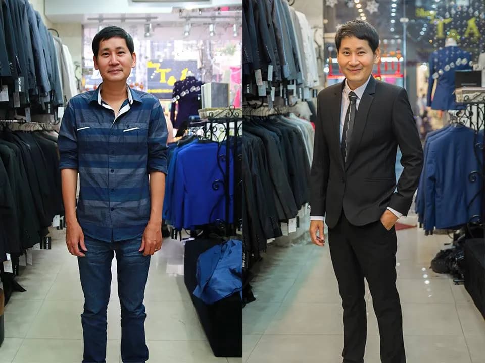 Trước & Sau may đo — Mon Amie