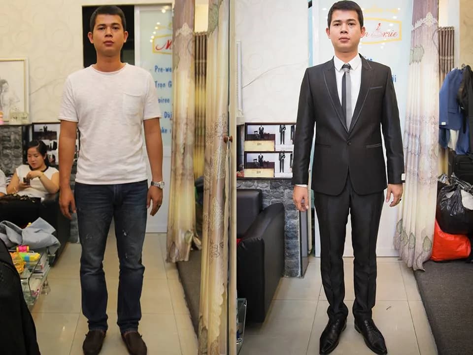 Trước & Sau may đo — Mon Amie