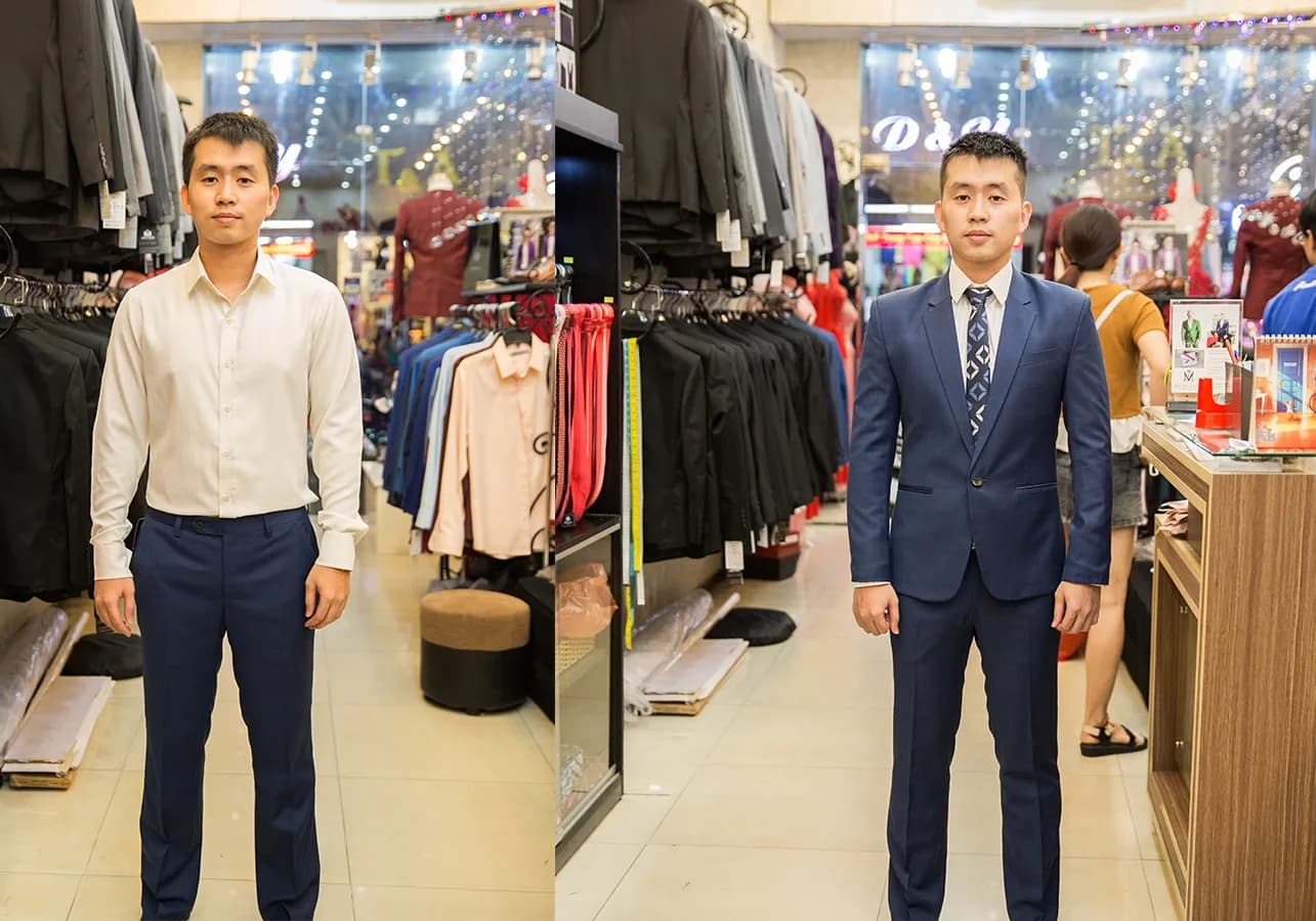 Trước & Sau may đo — Mon Amie