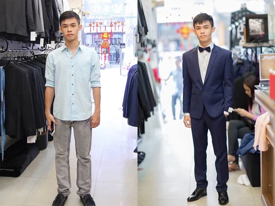 Trước & Sau may đo — Mon Amie