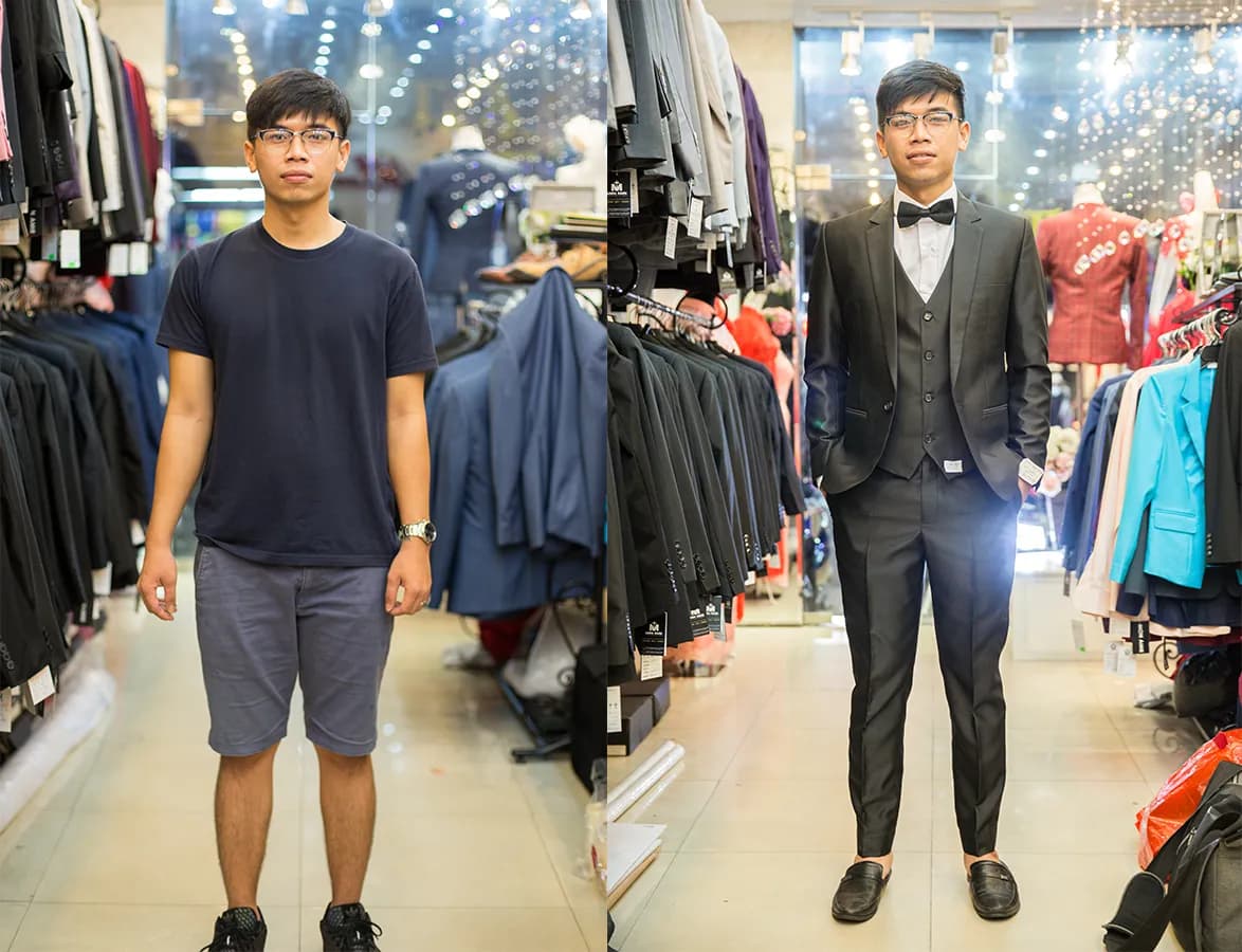 Trước & Sau may đo — Mon Amie