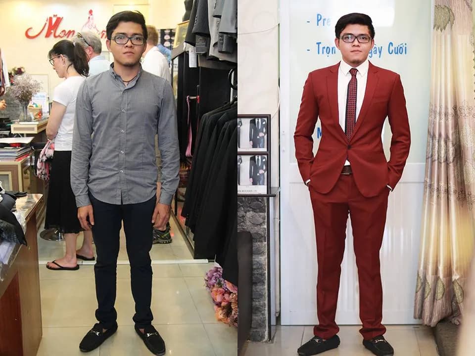 Trước & Sau may đo — Mon Amie