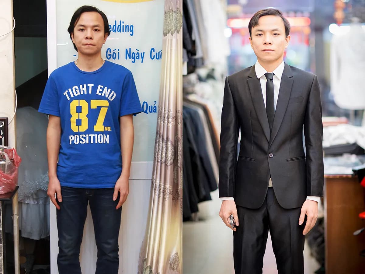 Trước & Sau may đo — Mon Amie