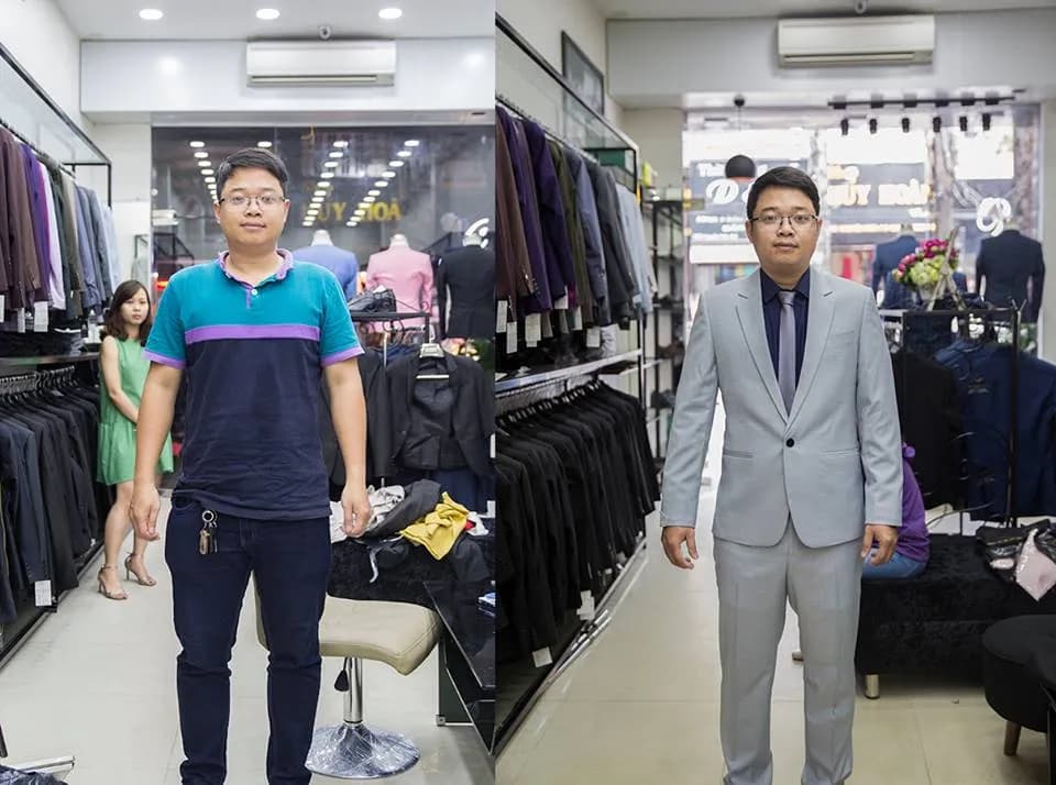 Trước & Sau may đo — Mon Amie