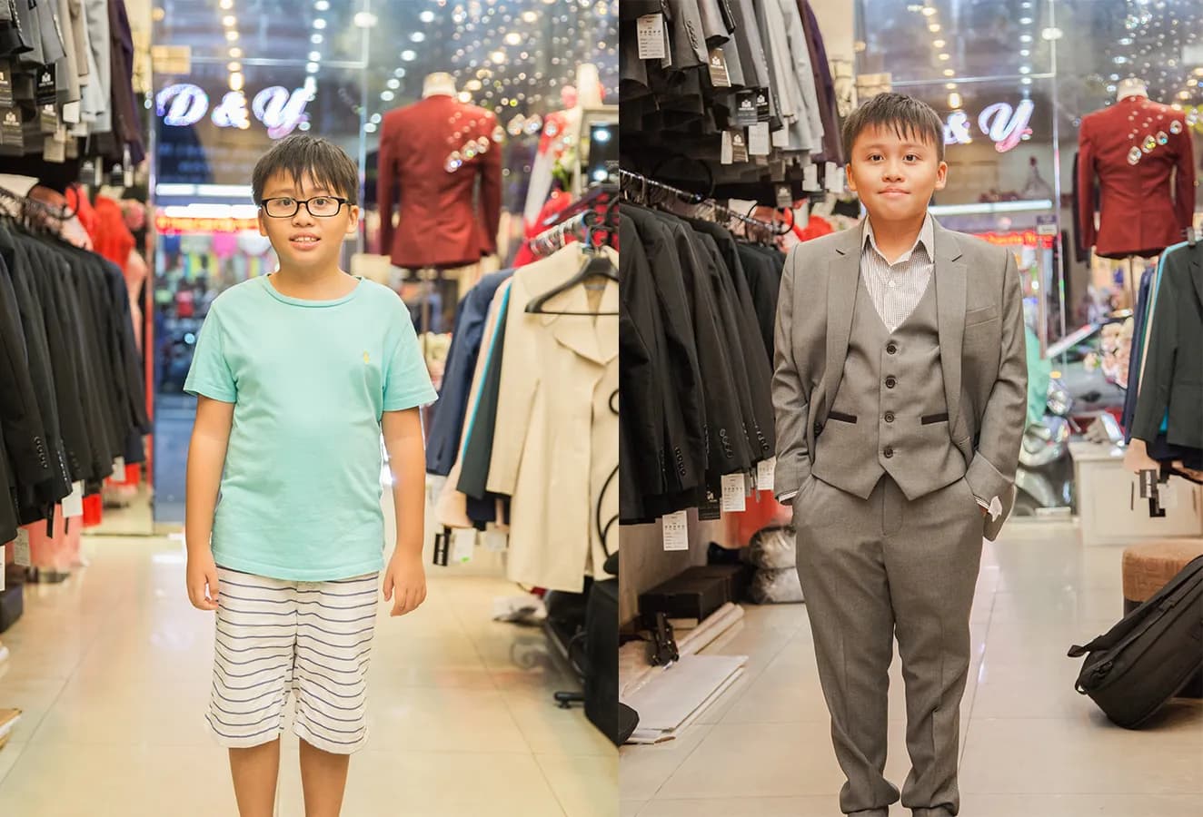 Trước & Sau may đo — Mon Amie