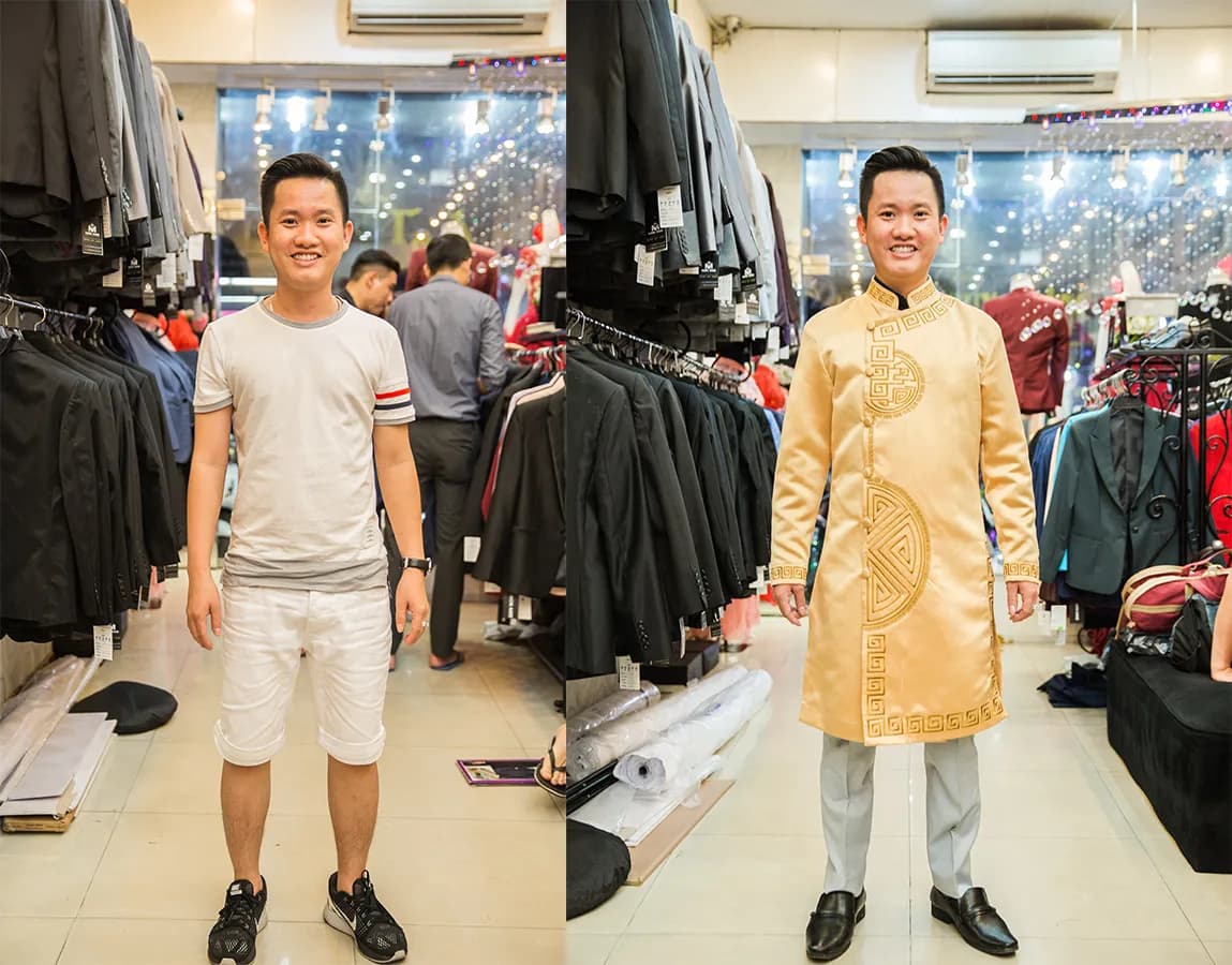 Trước & Sau may đo — Mon Amie