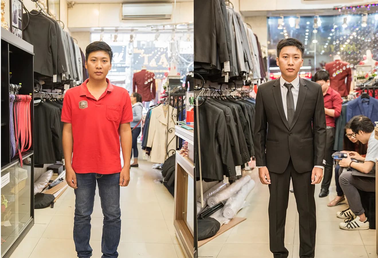 Trước & Sau may đo — Mon Amie