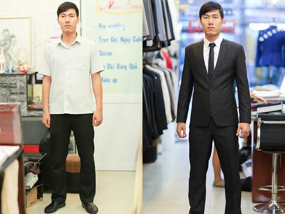 Trước & Sau may đo — Mon Amie