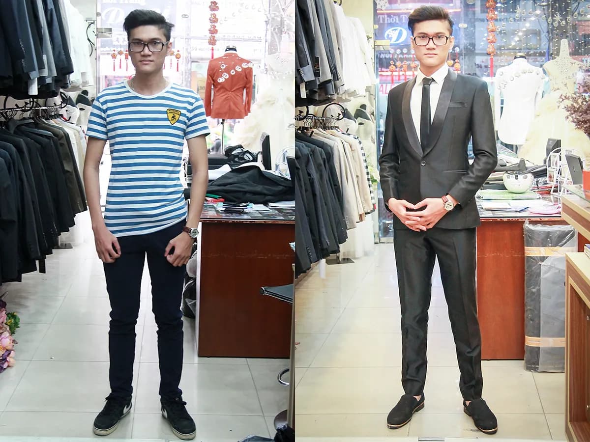 Trước & Sau may đo — Mon Amie
