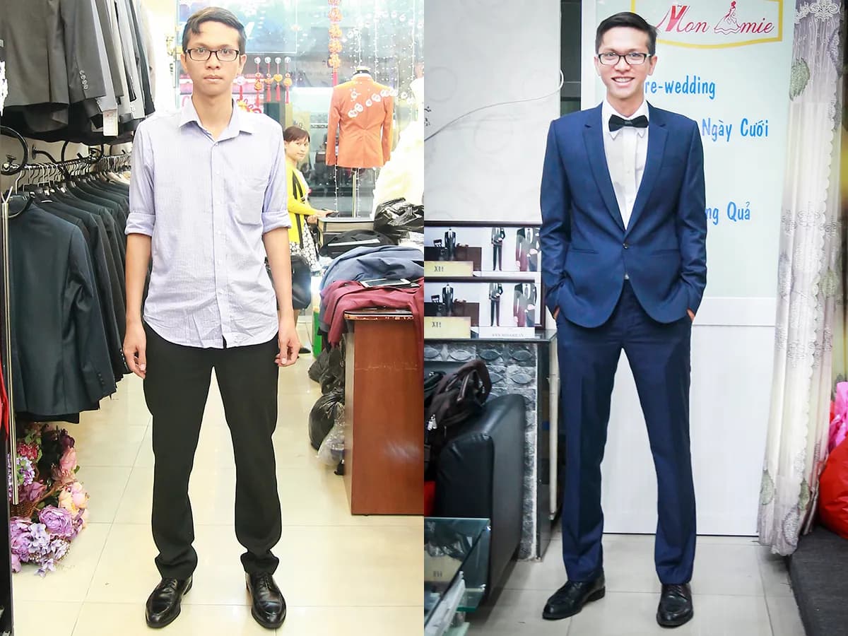 Trước & Sau may đo — Mon Amie