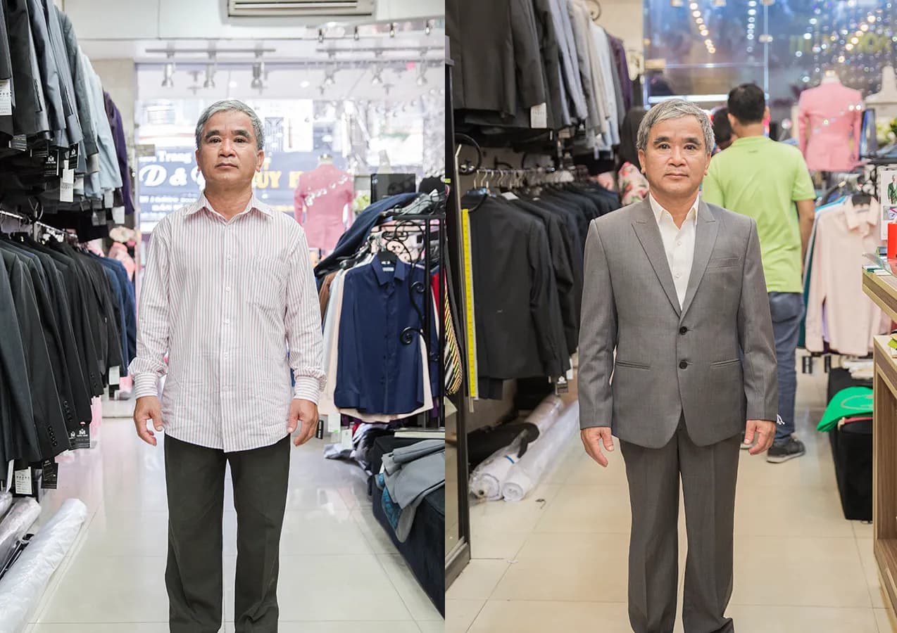 Trước & Sau may đo — Mon Amie