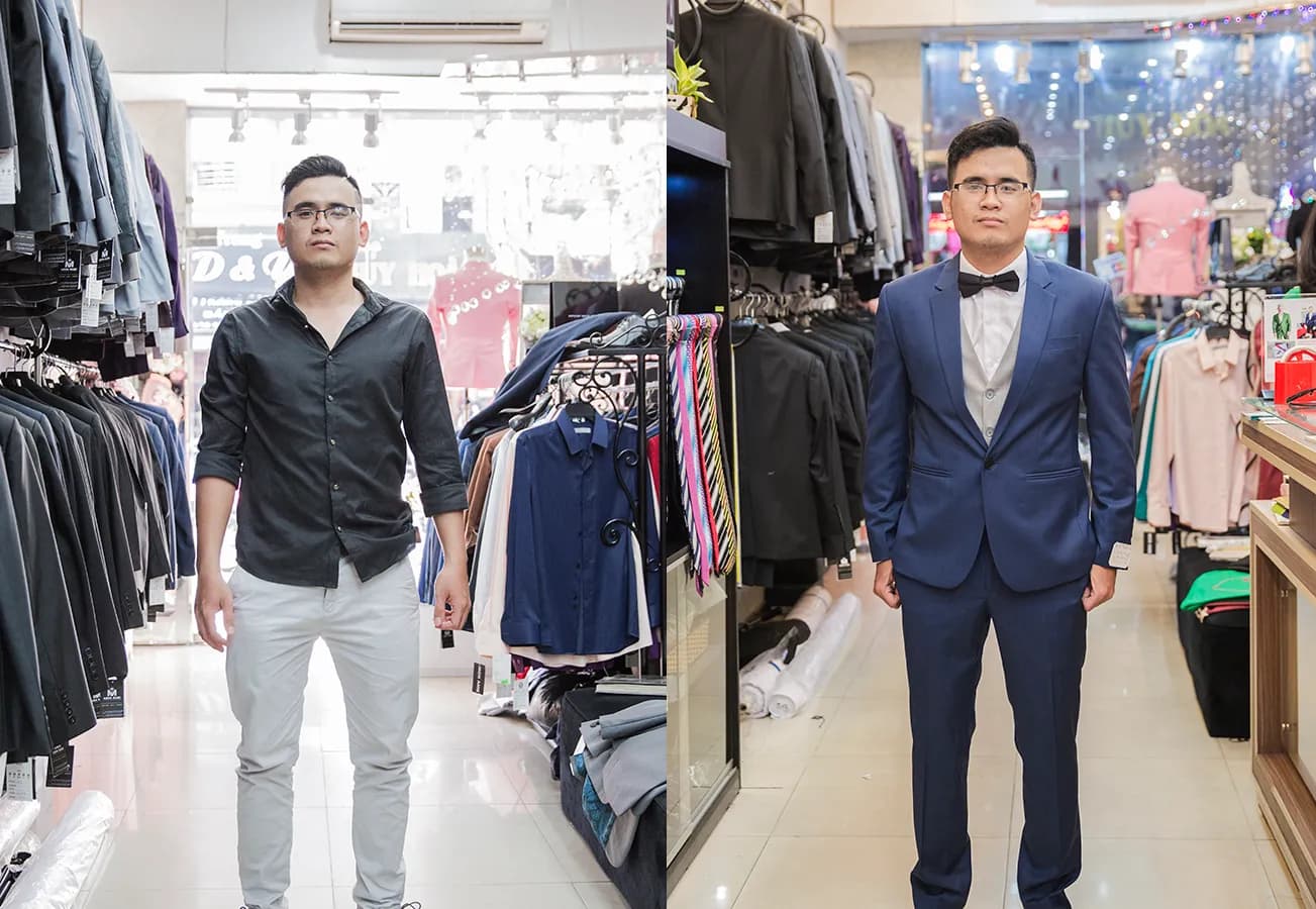 Trước & Sau may đo — Mon Amie