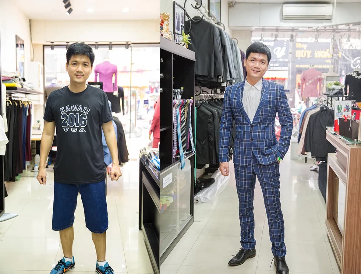 Trước & Sau may đo — Mon Amie