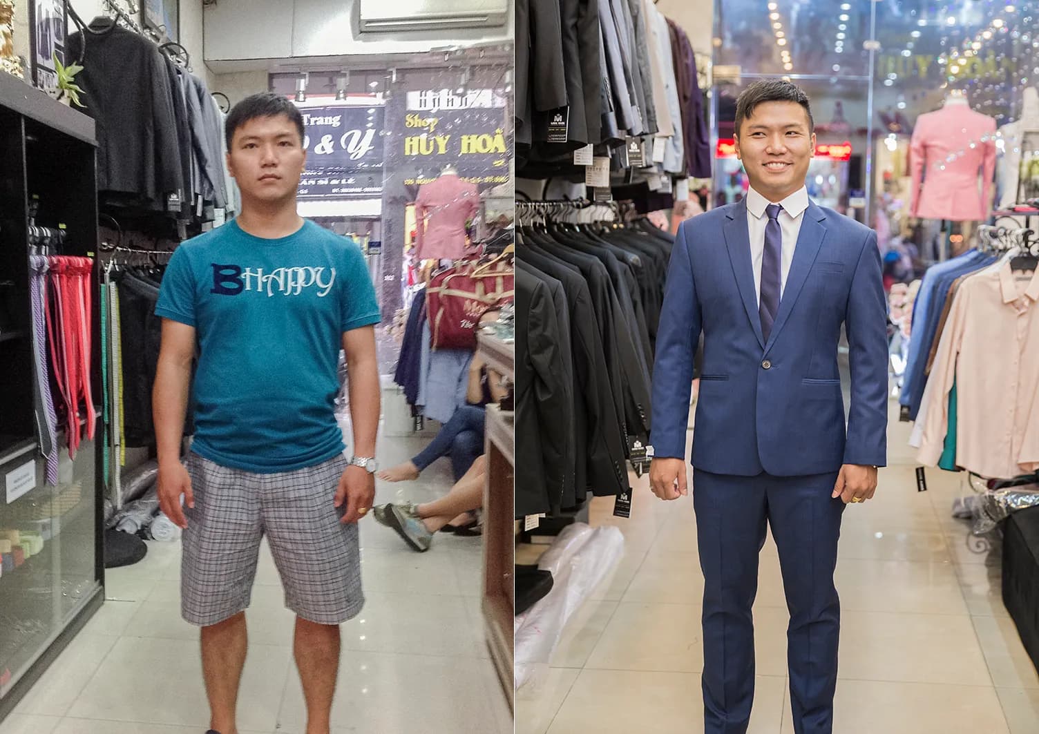 Trước & Sau may đo — Mon Amie