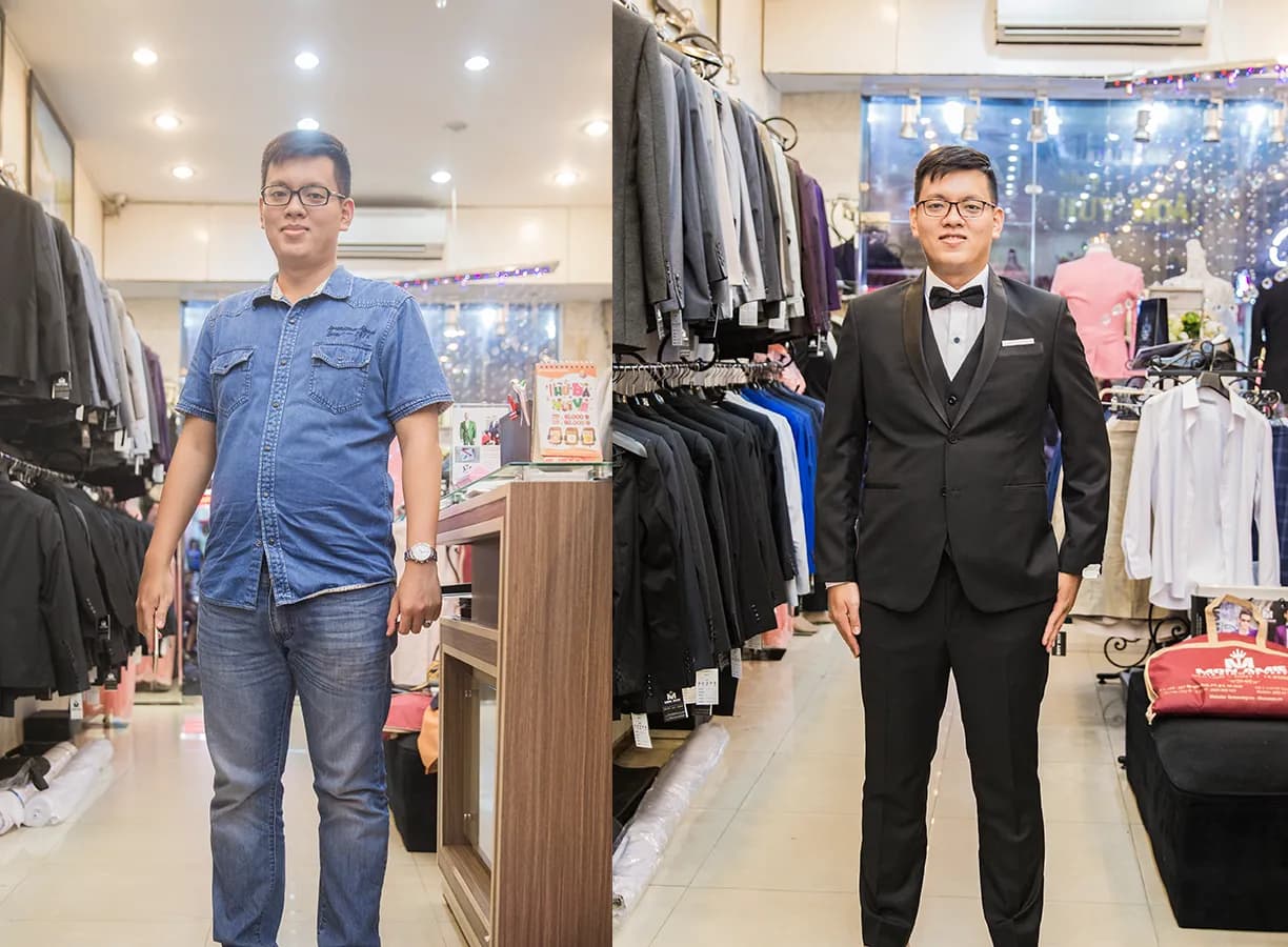 Trước & Sau may đo — Mon Amie