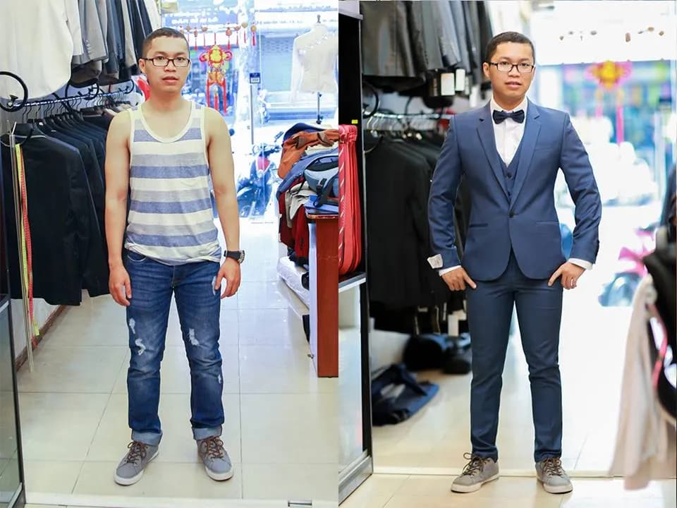 Trước & Sau may đo — Mon Amie