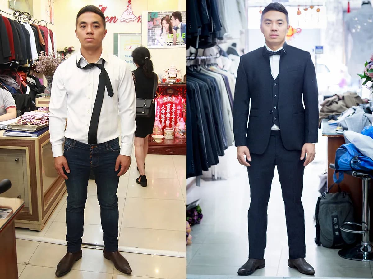 Trước & Sau may đo — Mon Amie