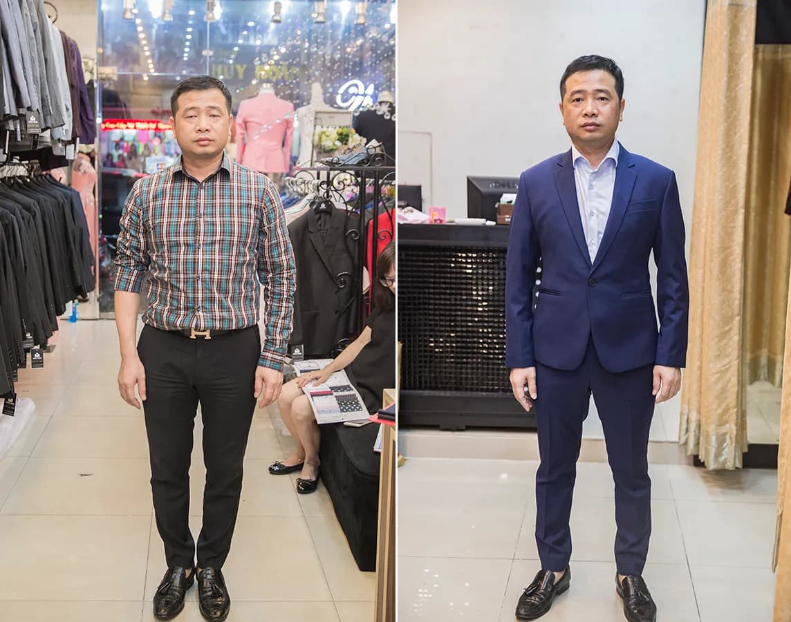 Trước & Sau may đo — Mon Amie