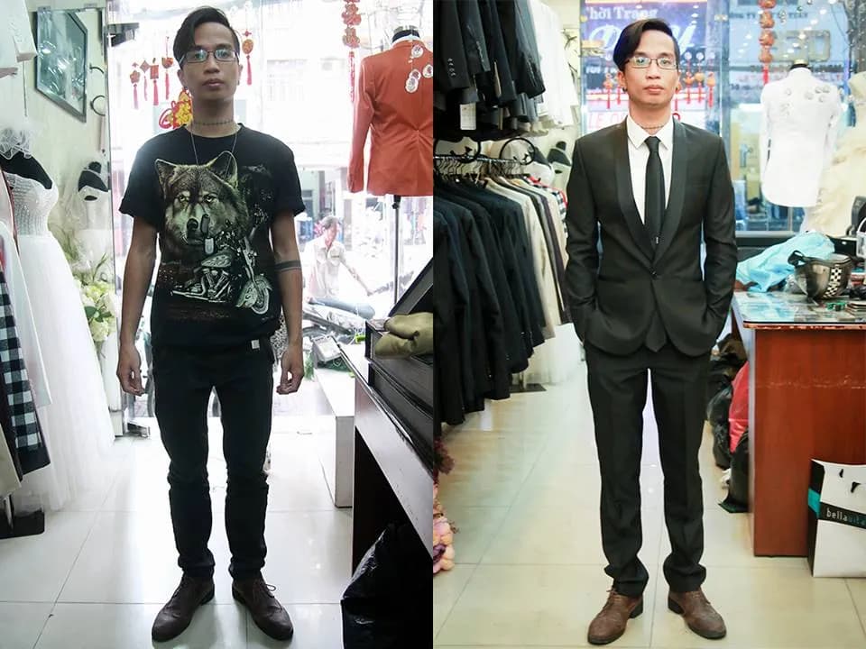 Trước & Sau may đo — Mon Amie