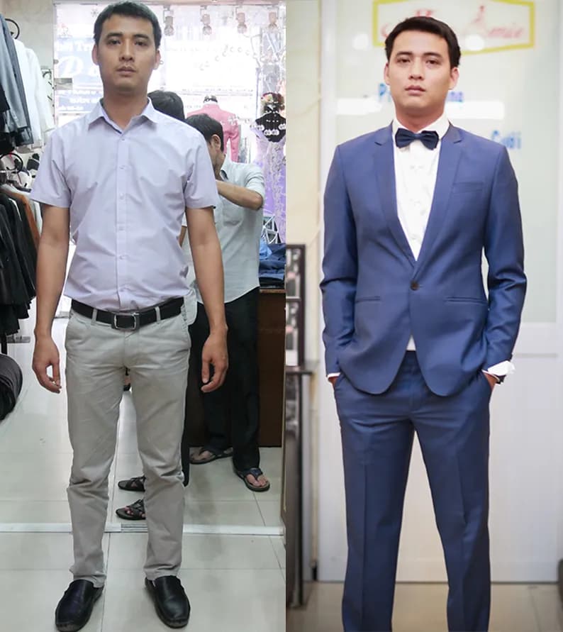 Trước & Sau may đo — Mon Amie