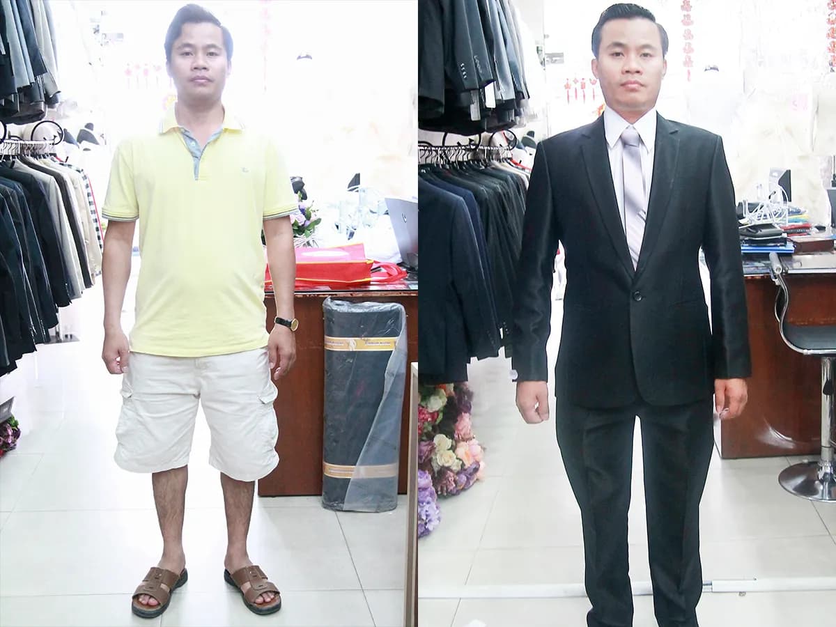 Trước & Sau may đo — Mon Amie