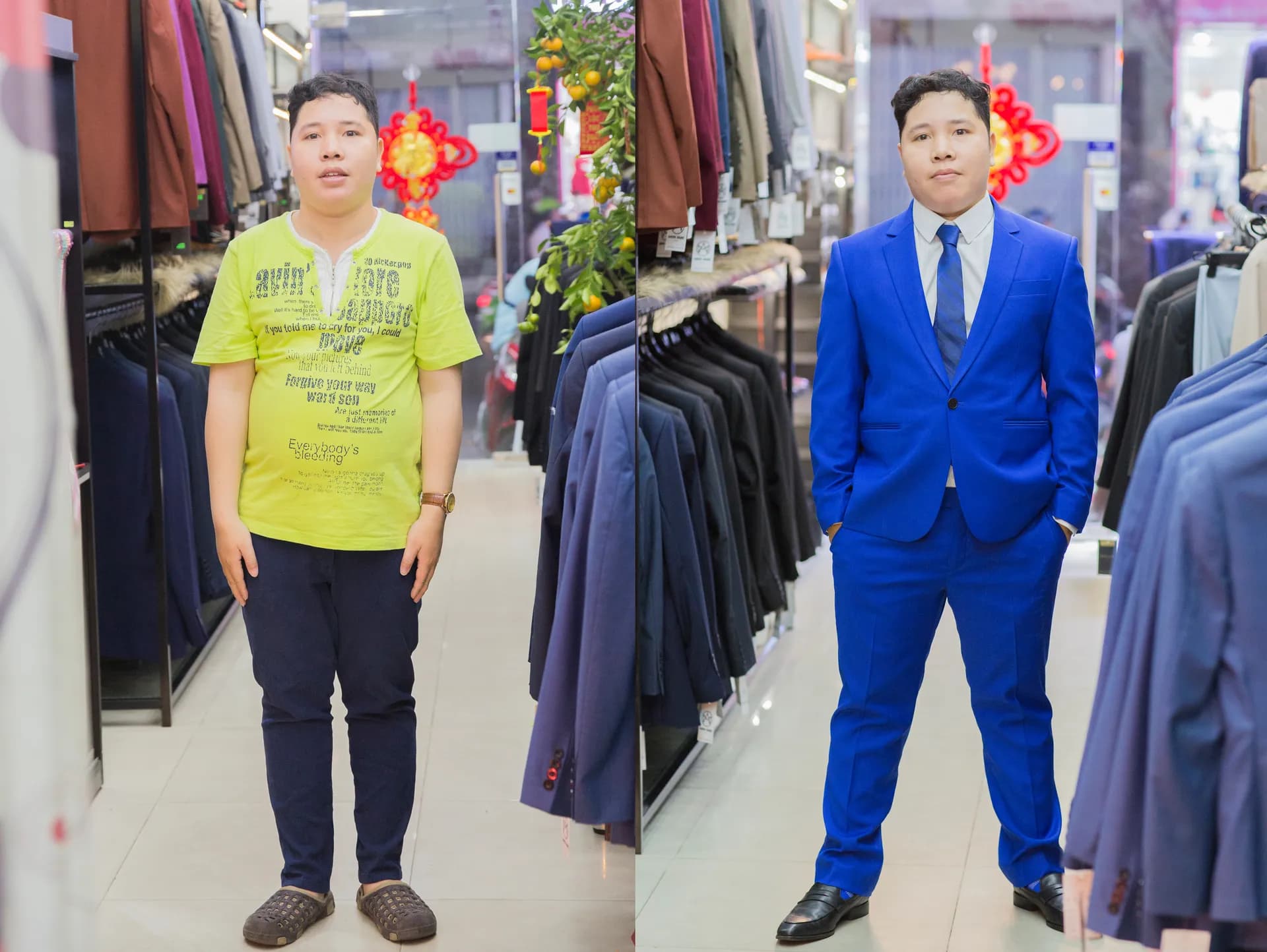 Trước & Sau may đo — Mon Amie