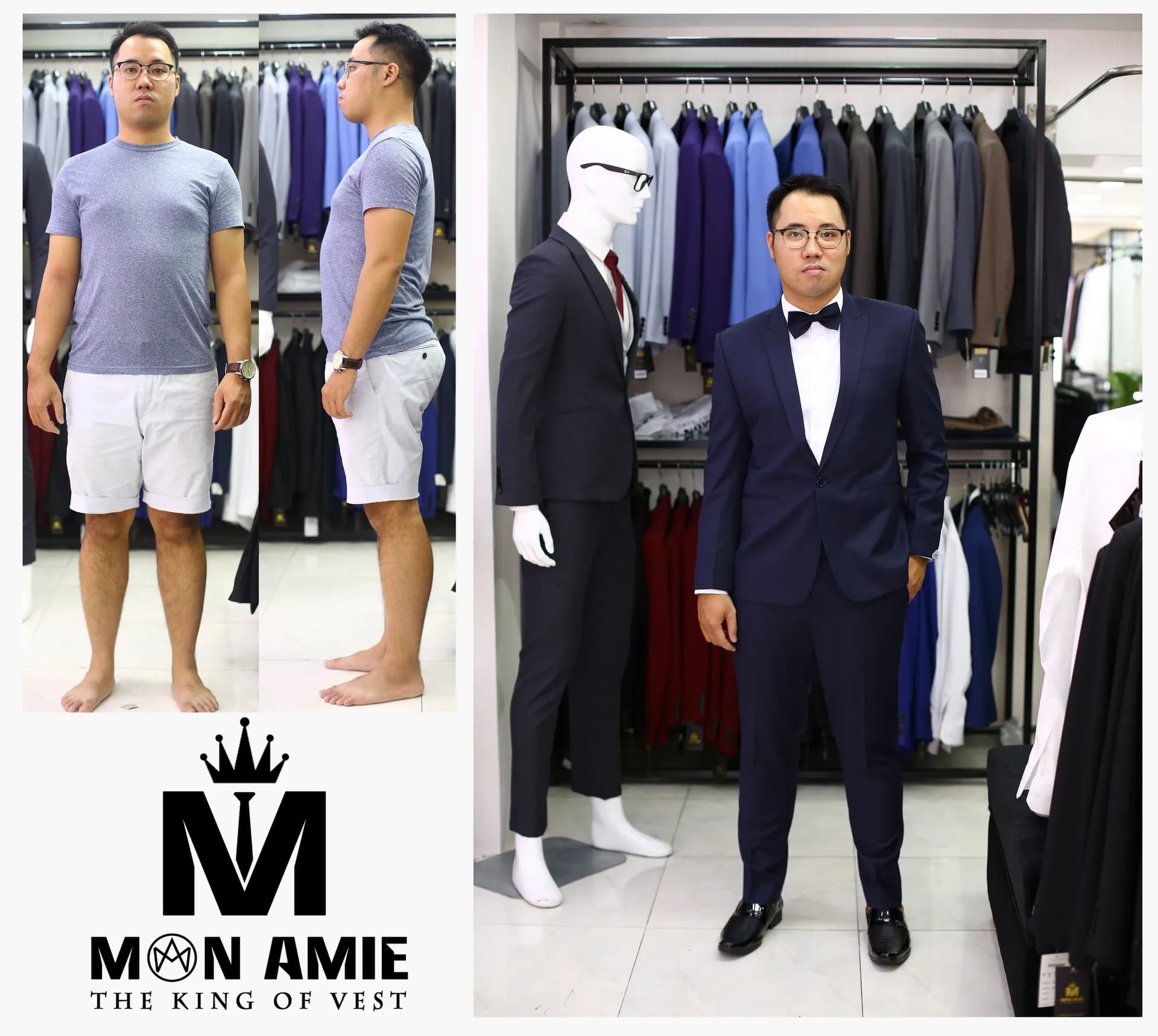 Trước & Sau may đo — Mon Amie