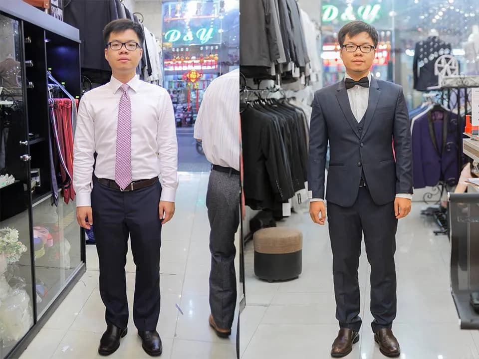 Trước & Sau may đo — Mon Amie