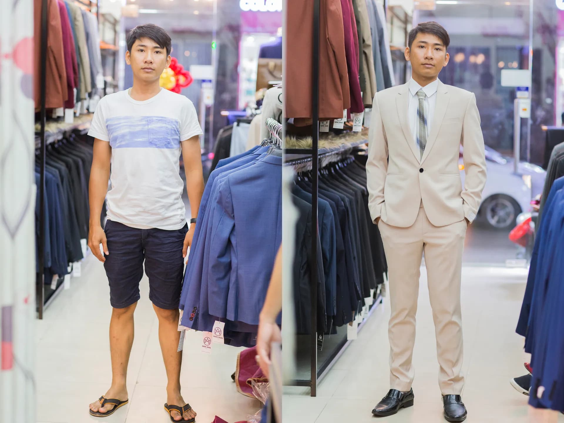 Trước & Sau may đo — Mon Amie