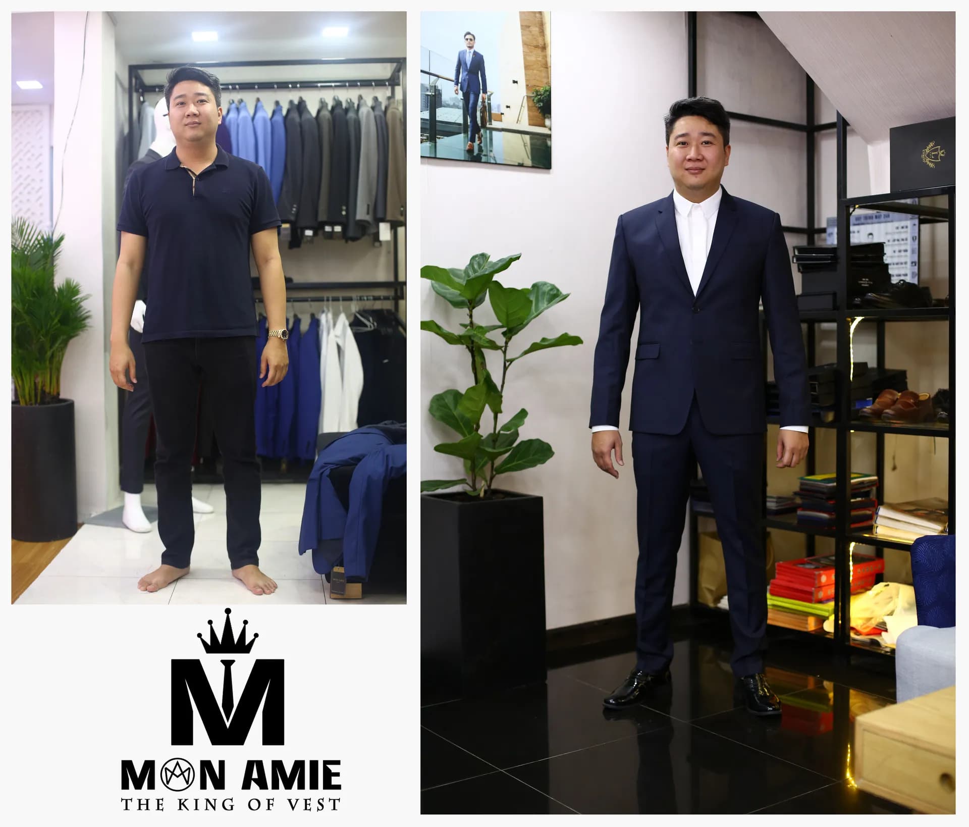 Trước & Sau may đo — Mon Amie