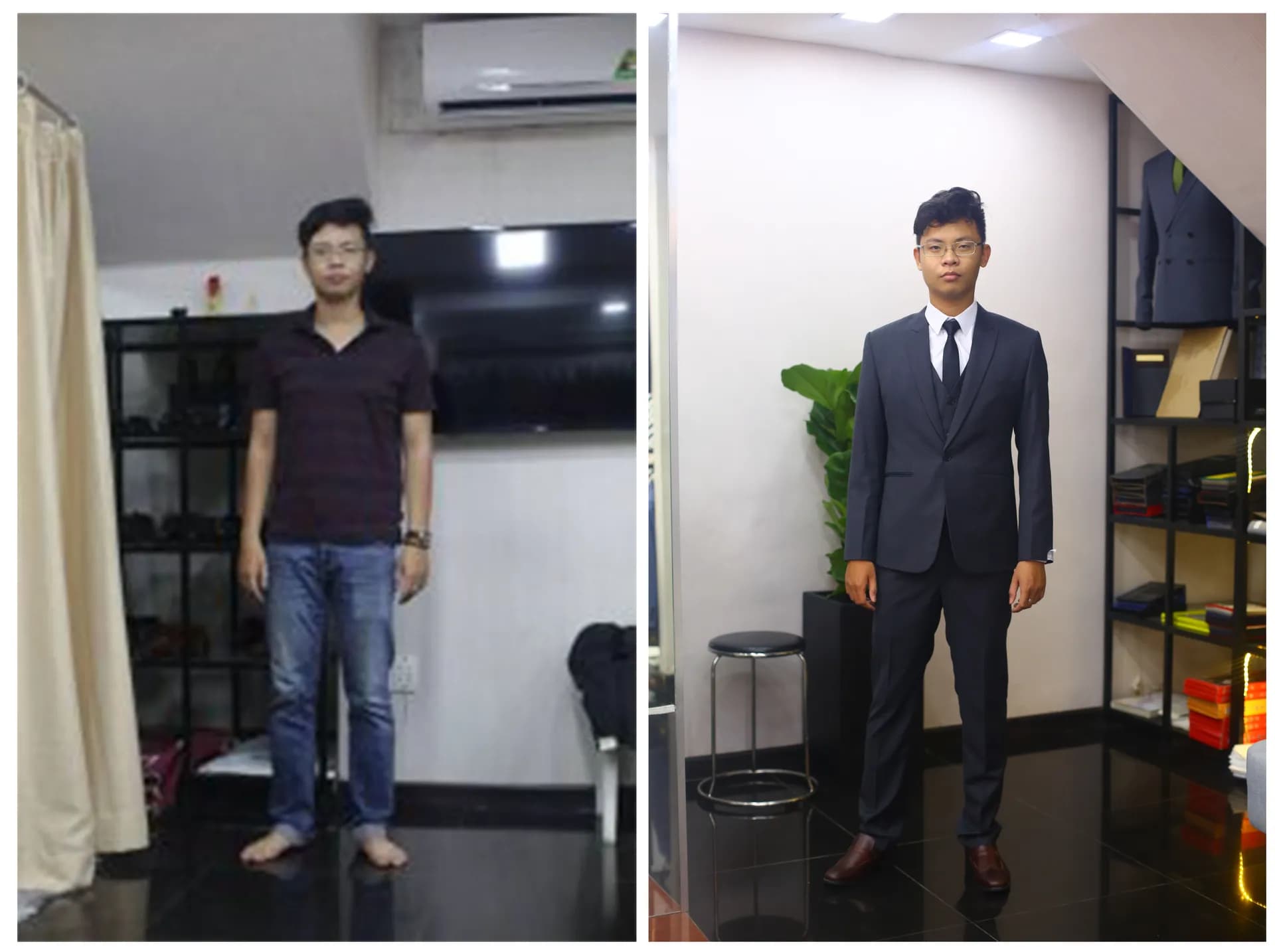 Trước & Sau may đo — Mon Amie