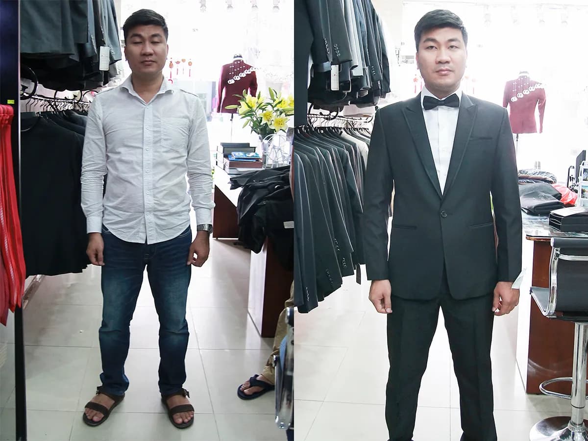 Trước & Sau may đo — Mon Amie