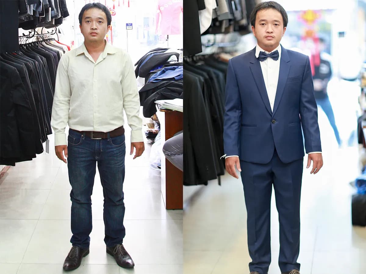 Trước & Sau may đo — Mon Amie