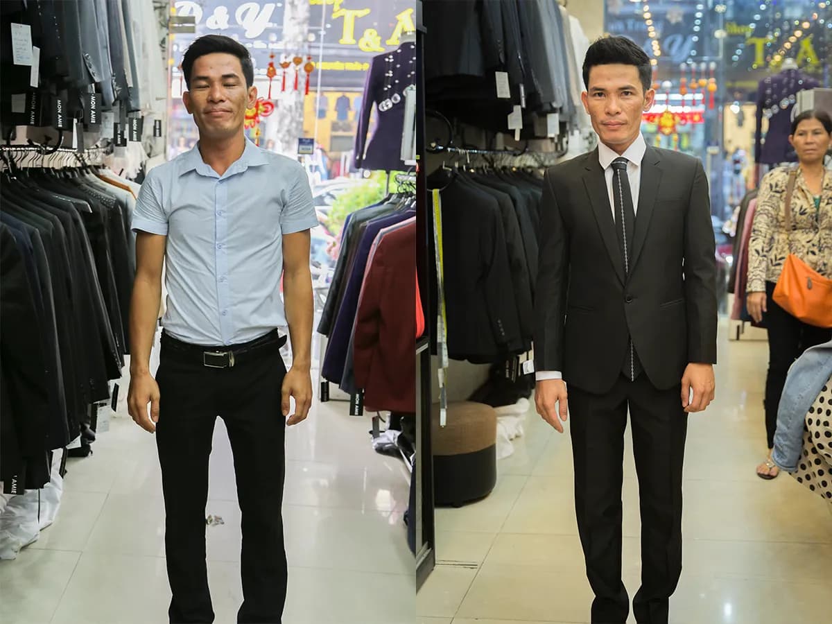 Trước & Sau may đo — Mon Amie