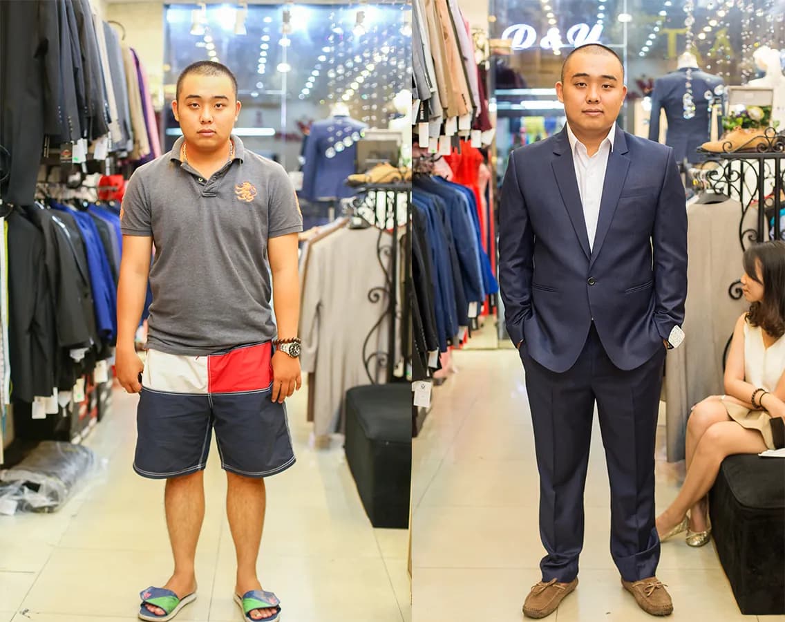 Trước & Sau may đo — Mon Amie