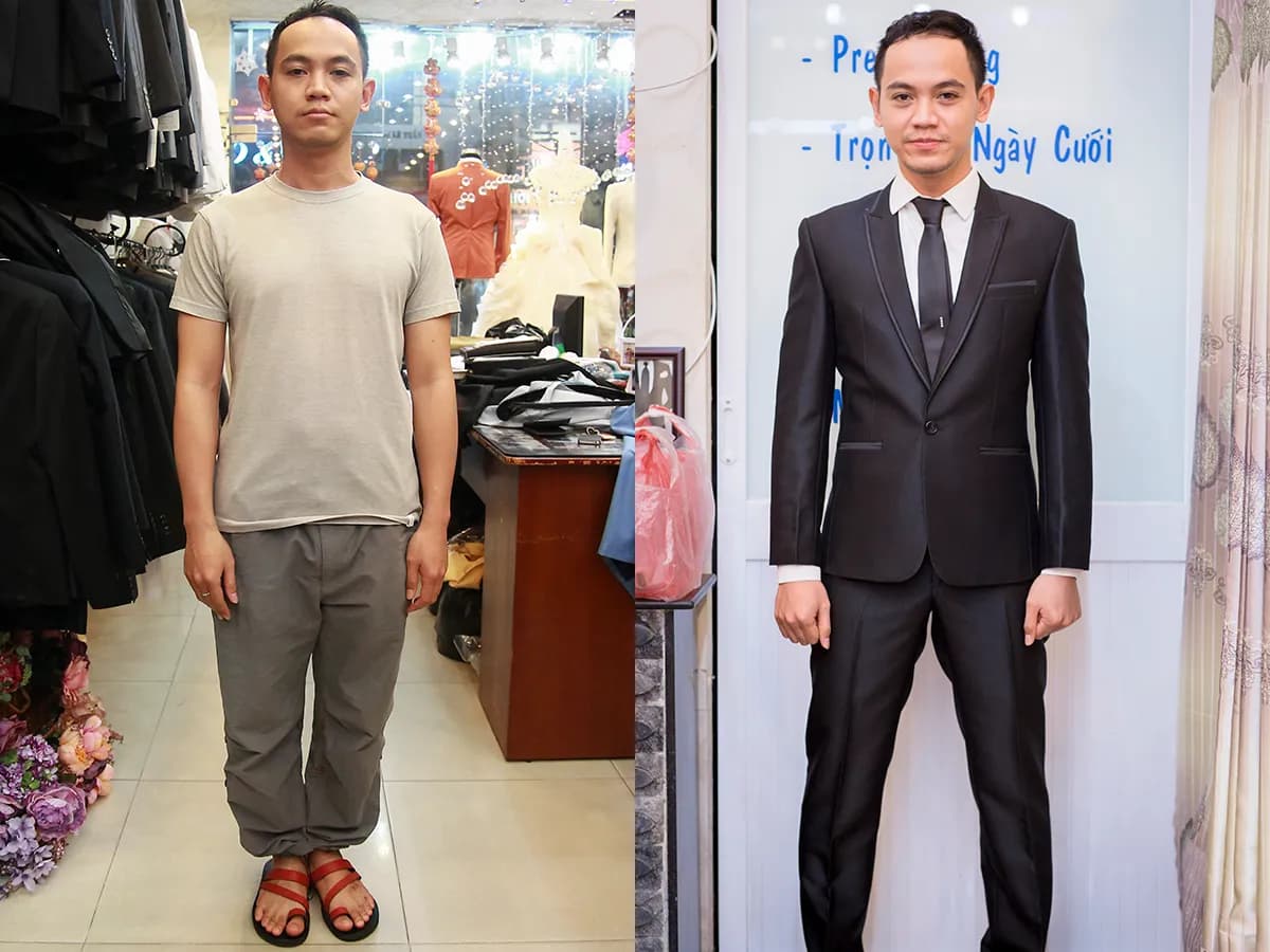 Trước & Sau may đo — Mon Amie