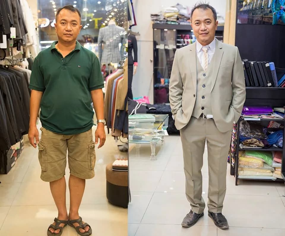 Trước & Sau may đo — Mon Amie